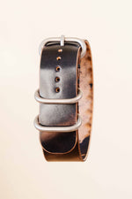 Load image into Gallery viewer, Single Pass Watch Strap - ROCADO Shell Cordovan
