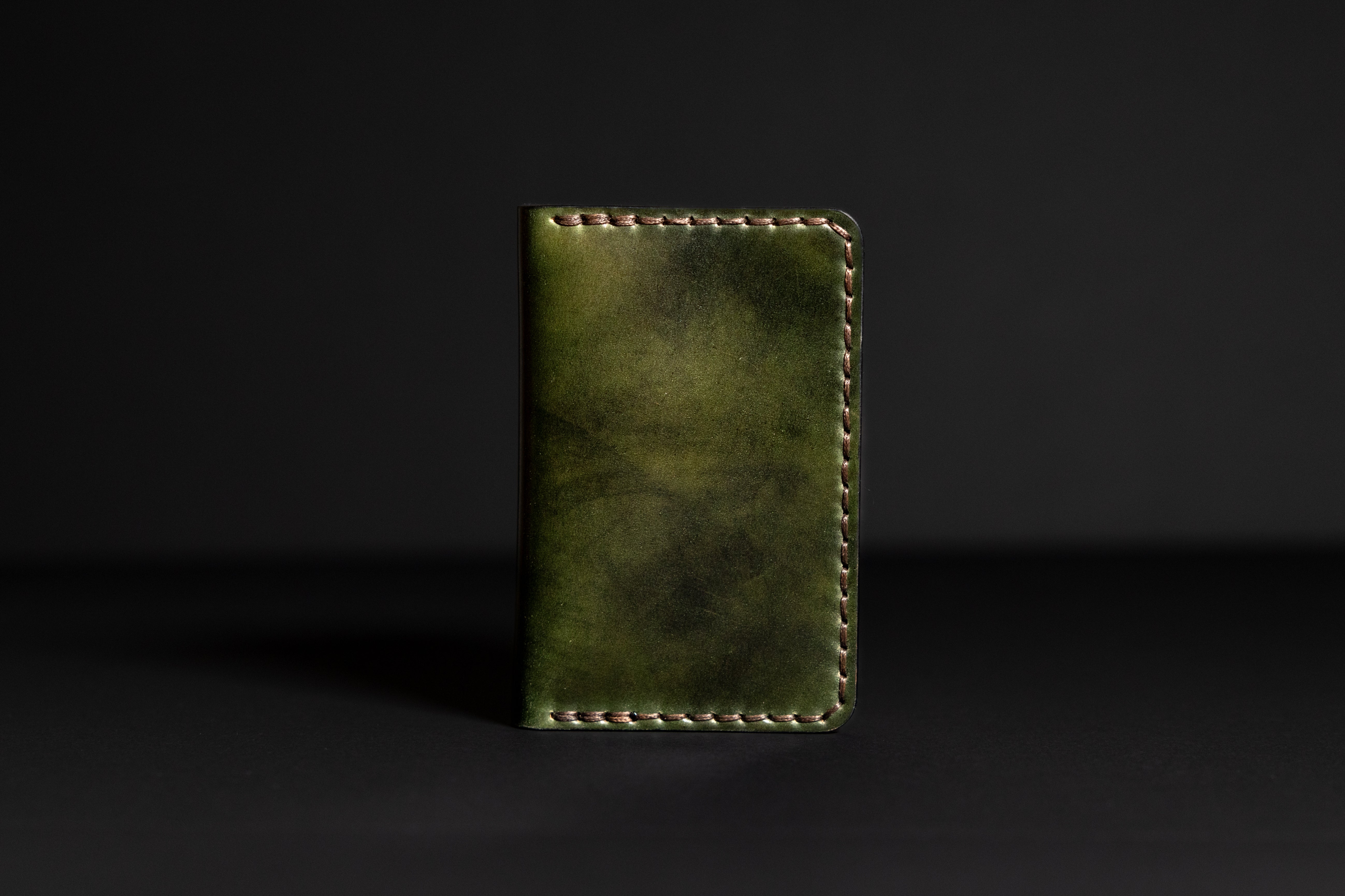The Yosemite Vertical - Green ROCADO Museum Shell Cordovan