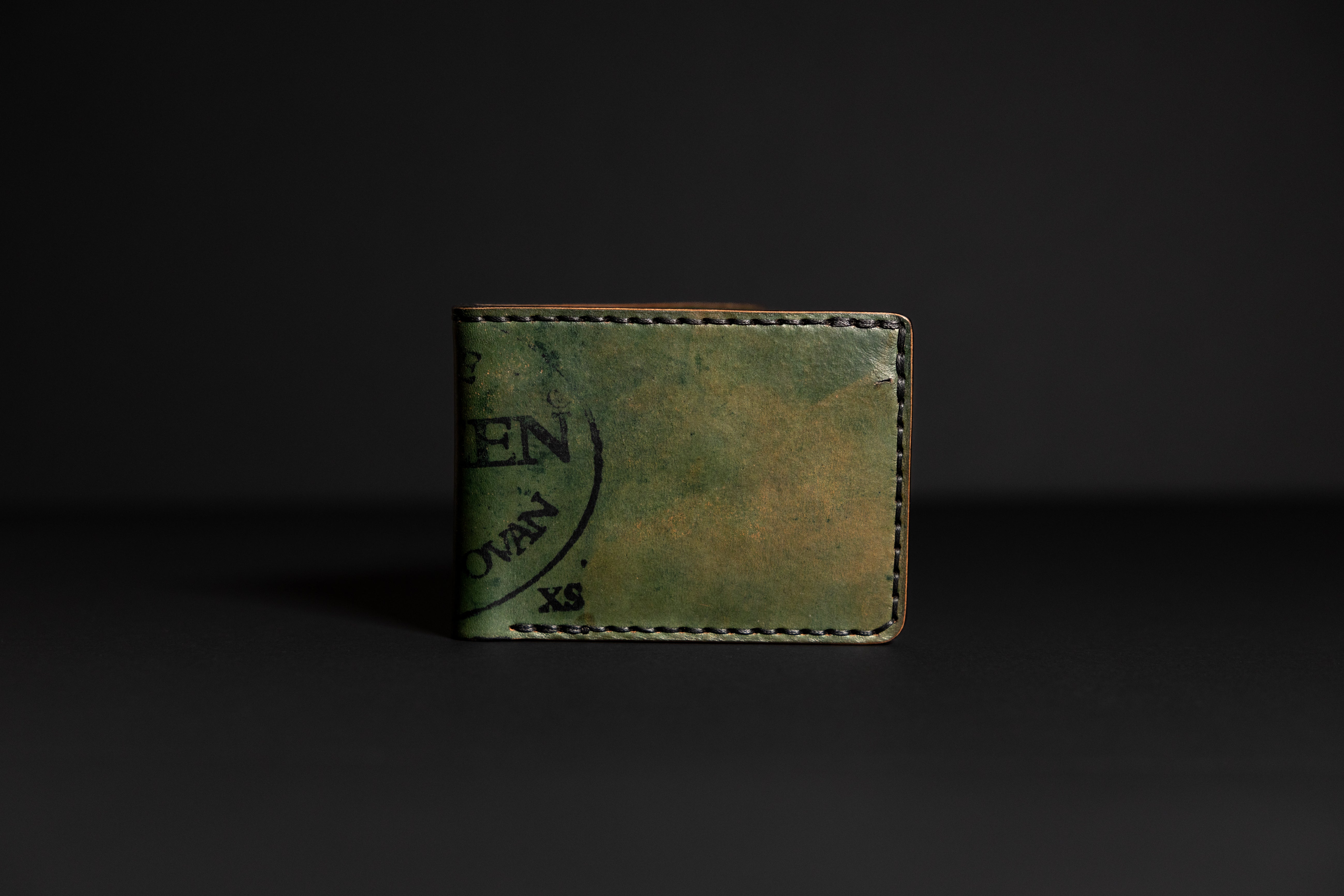 The Sequoia Billfold - Reverse Black Horween Shell Cordovan