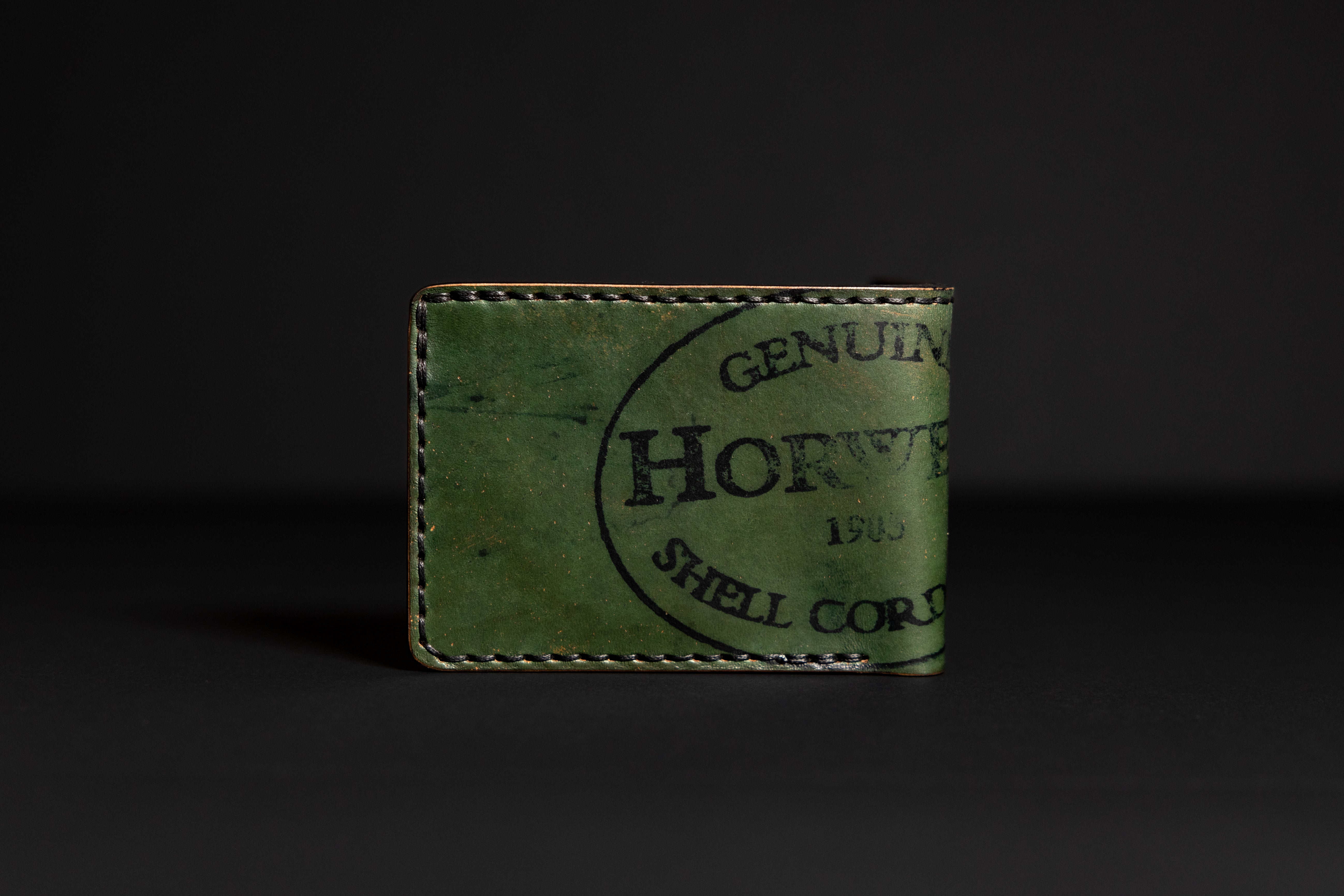 The Sequoia Billfold - Reverse Black Horween Shell Cordovan