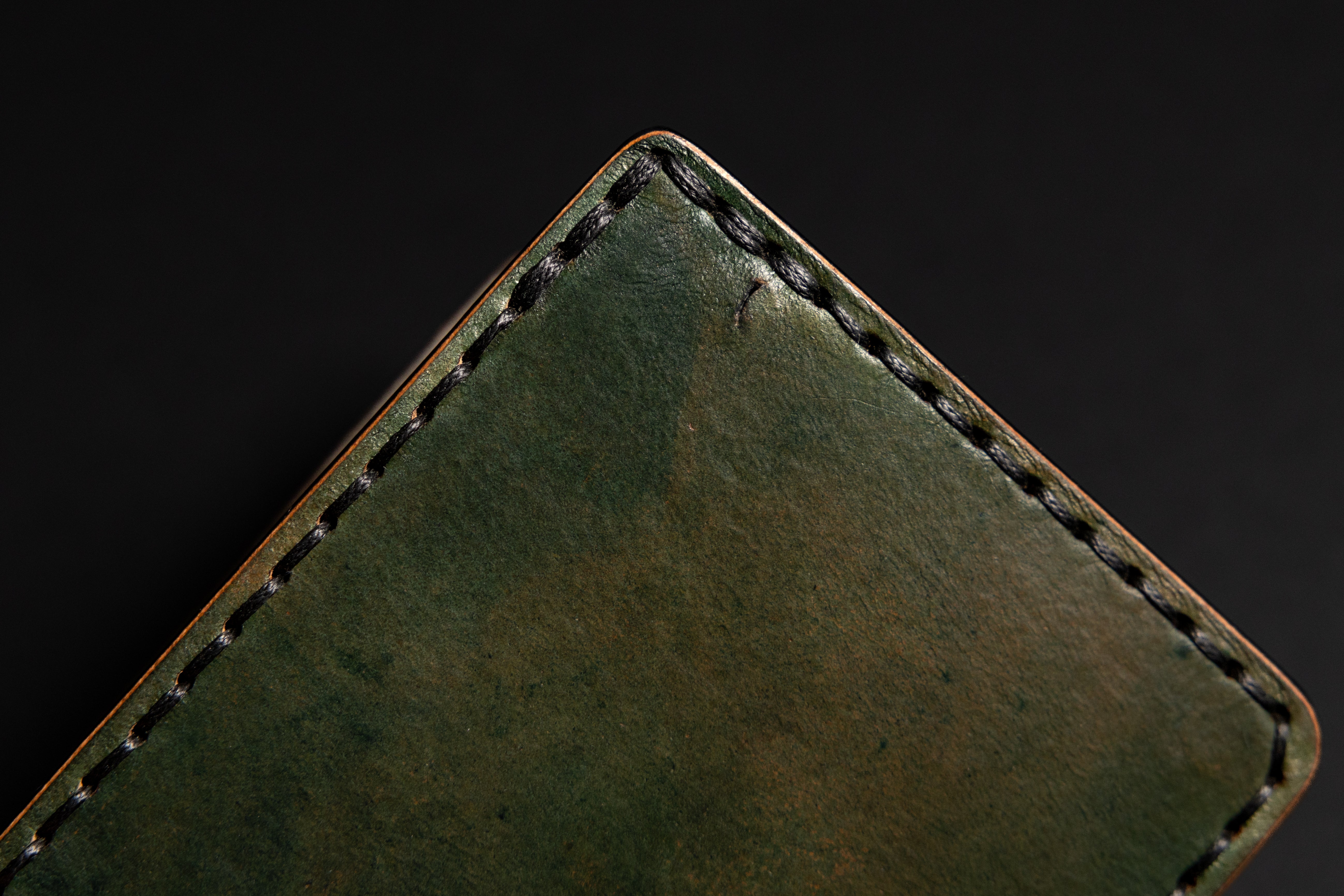 The Sequoia Billfold - Reverse Black Horween Shell Cordovan