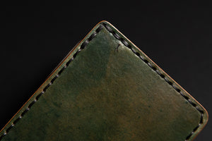 The Sequoia Billfold - Reverse Black Horween Shell Cordovan