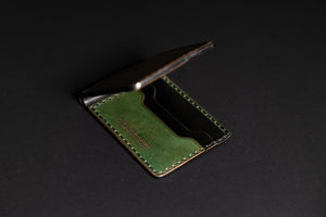The Sequoia Billfold - Reverse Black Horween Shell Cordovan