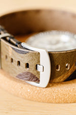 Load image into Gallery viewer, Single Pass Watch Strap - Camouflage Olive
