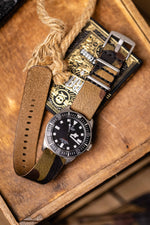 Load image into Gallery viewer, Single Pass Watch Strap - Camouflage Olive
