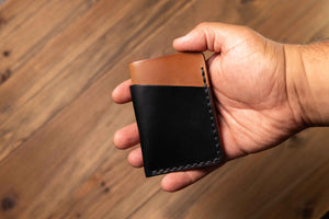 The Lone Pine - Black & Natural Horween Shell Cordovan