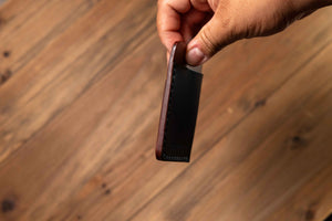 The Lone Pine - Black & Natural Horween Shell Cordovan