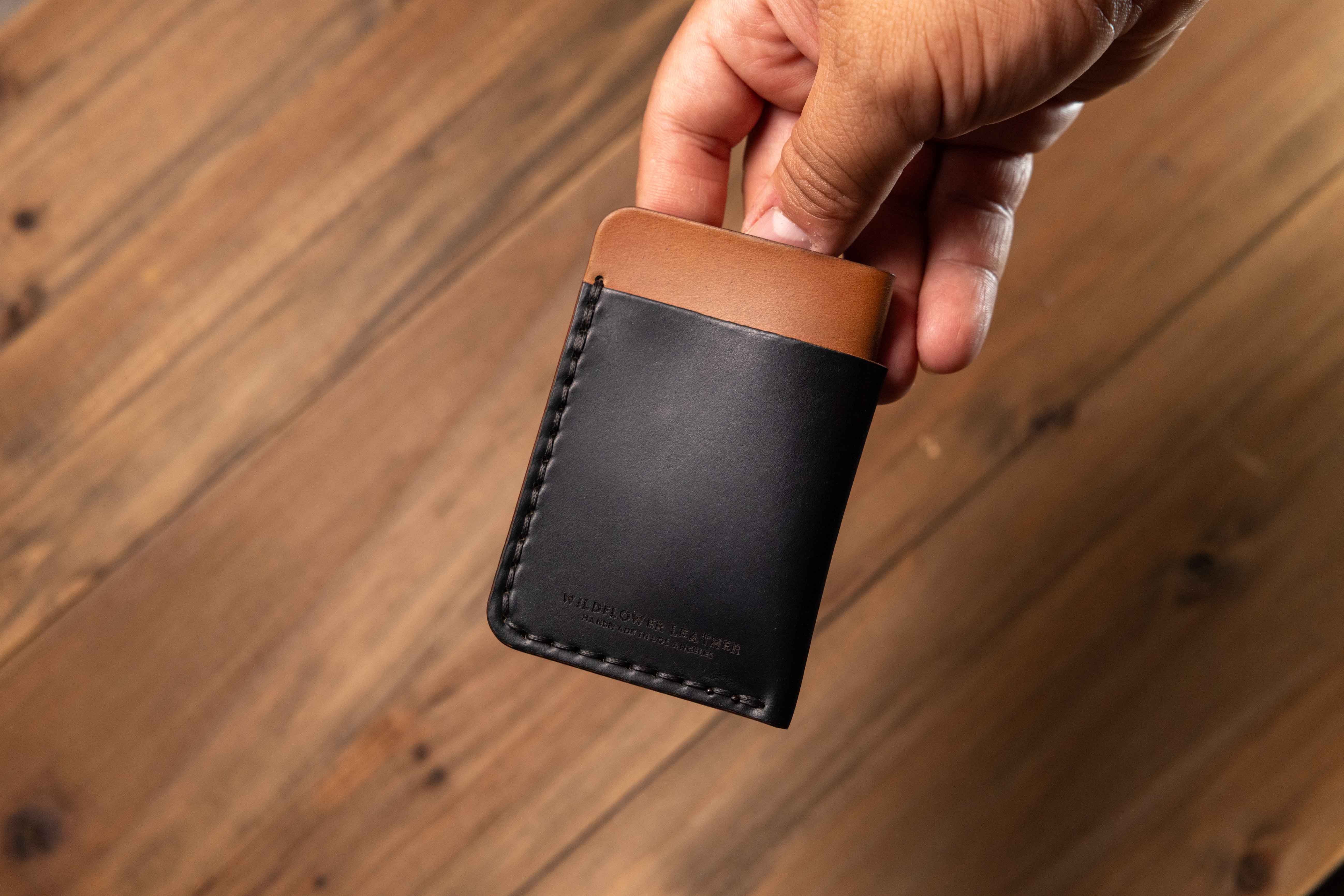 The Lone Pine - Black & Natural Horween Shell Cordovan