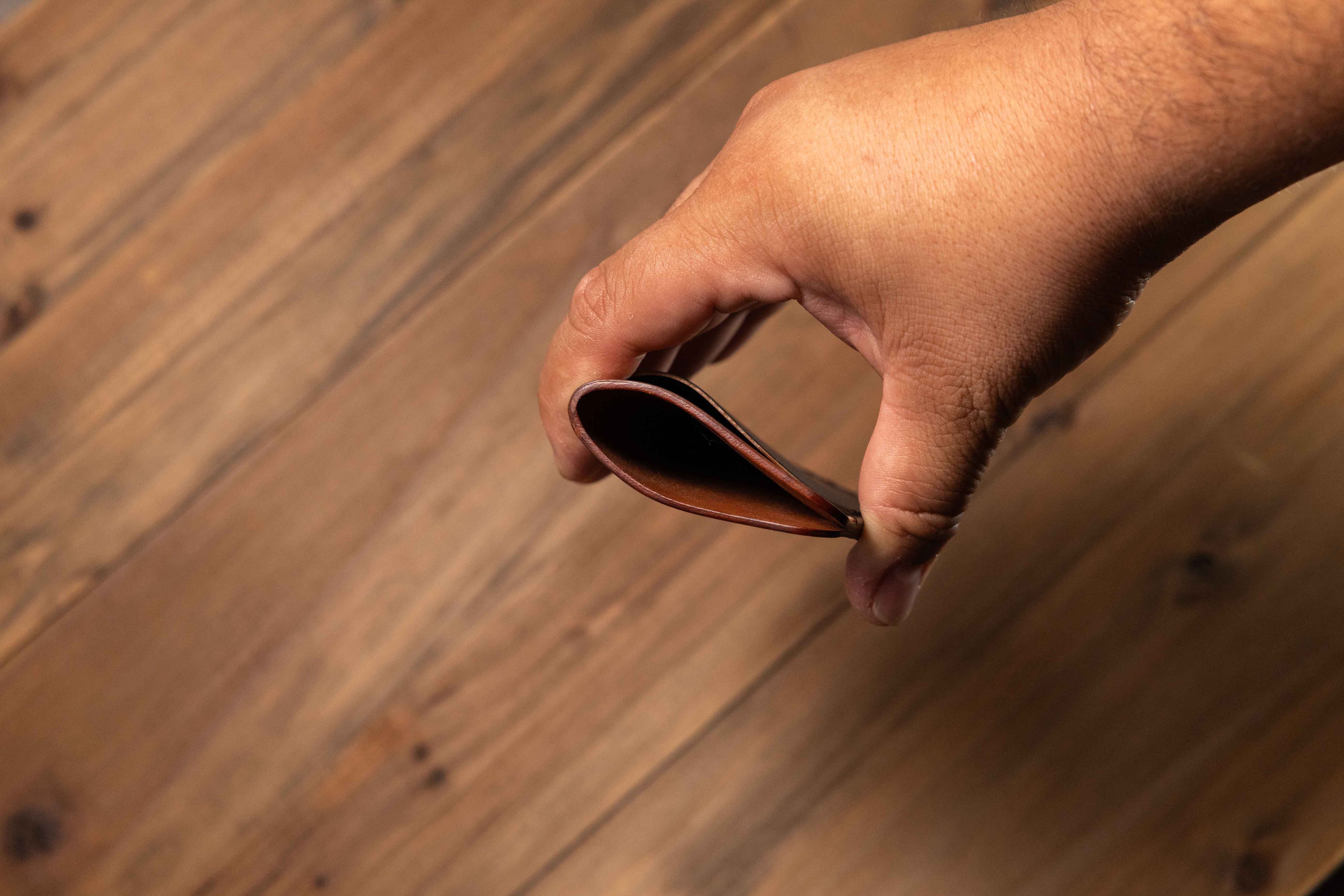 The Lone Pine - Black & Natural Horween Shell Cordovan