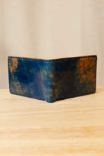 Load image into Gallery viewer, The Sequoia Billfold - Blue Marbled ROCADO Shell Cordovan
