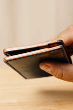 Load image into Gallery viewer, The Sequoia Billfold - Blue Marbled ROCADO Shell Cordovan
