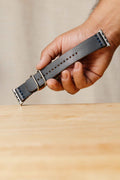 Apple Watch Ultra Leather Band One Off Navy