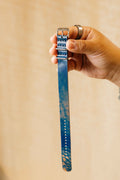 20mm Single Pass Watch Strap - Marbled Navy ROCAO Shell Cordovan (Copy)