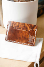 Load image into Gallery viewer, The Mojave Card Only Marbled Walnut ROCADO Shell Cordovan
