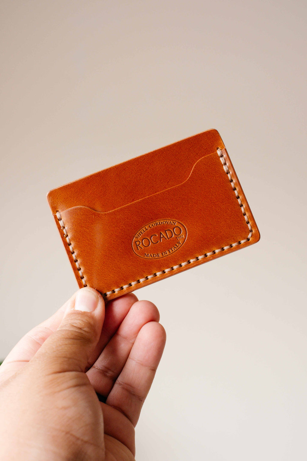 The Mojave Card Only - Whiskey ROCADO Shell Cordovan