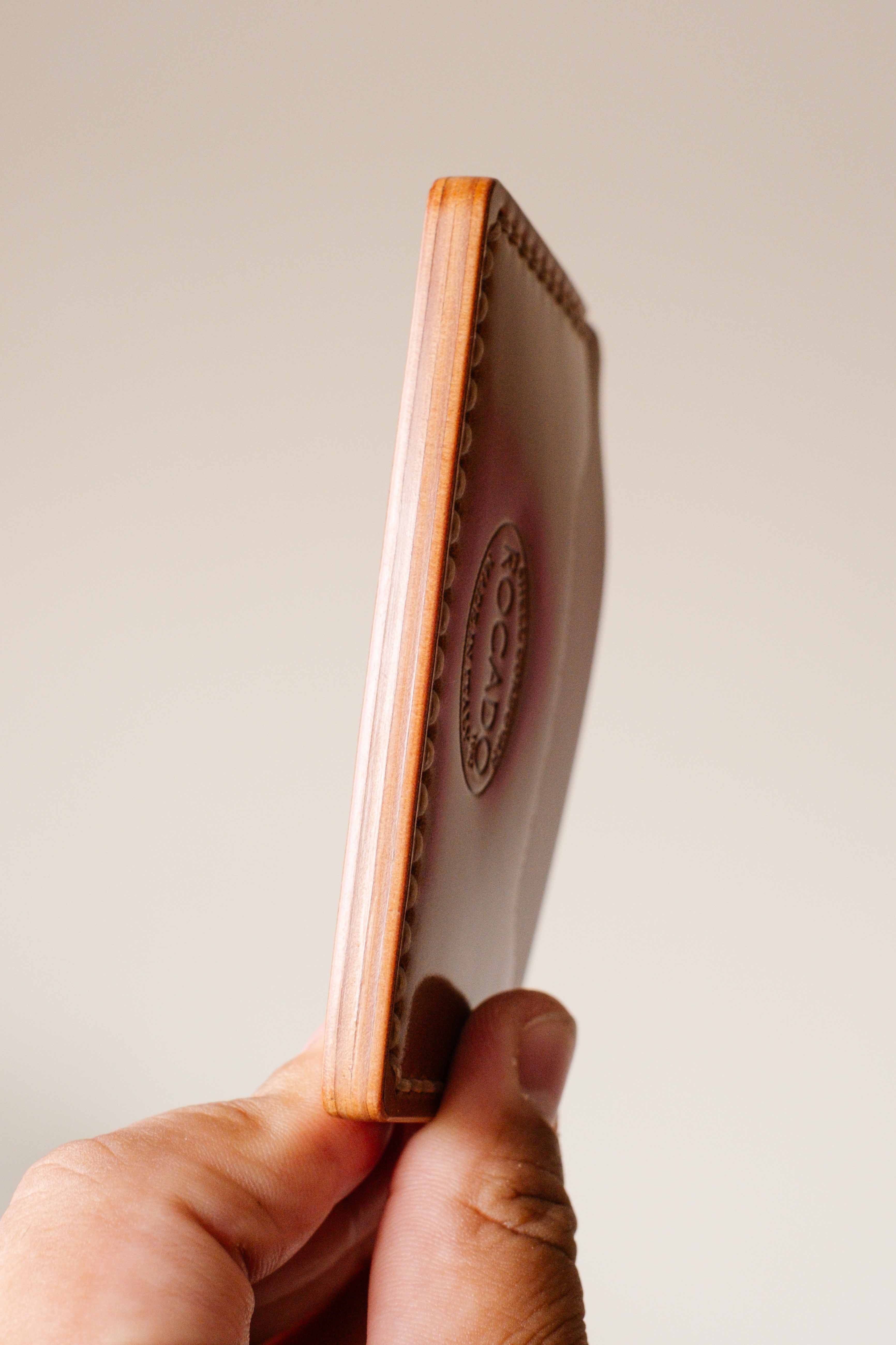 The Mojave Card Only - Whiskey ROCADO Shell Cordovan