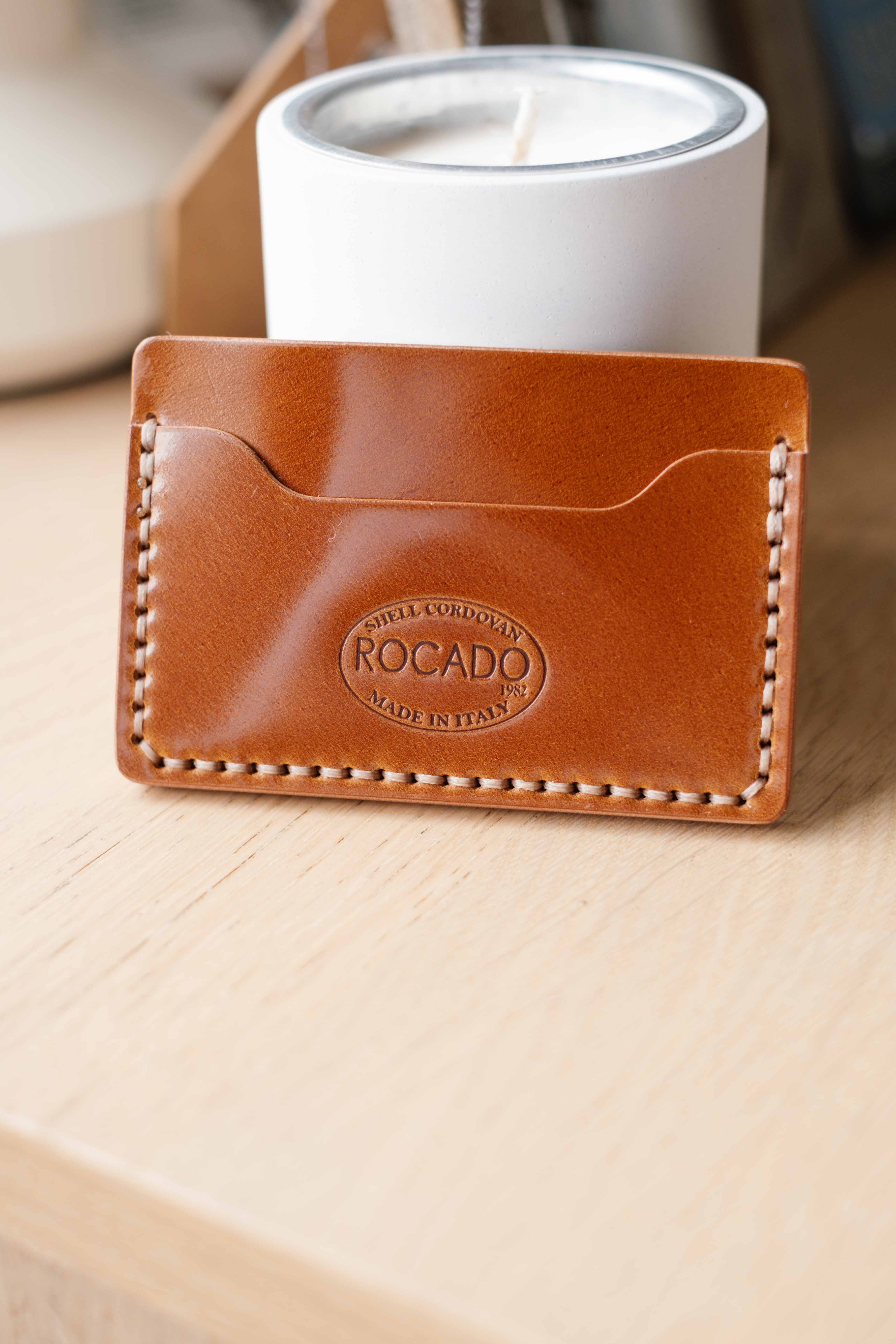 The Mojave Card Only - Whiskey ROCADO Shell Cordovan