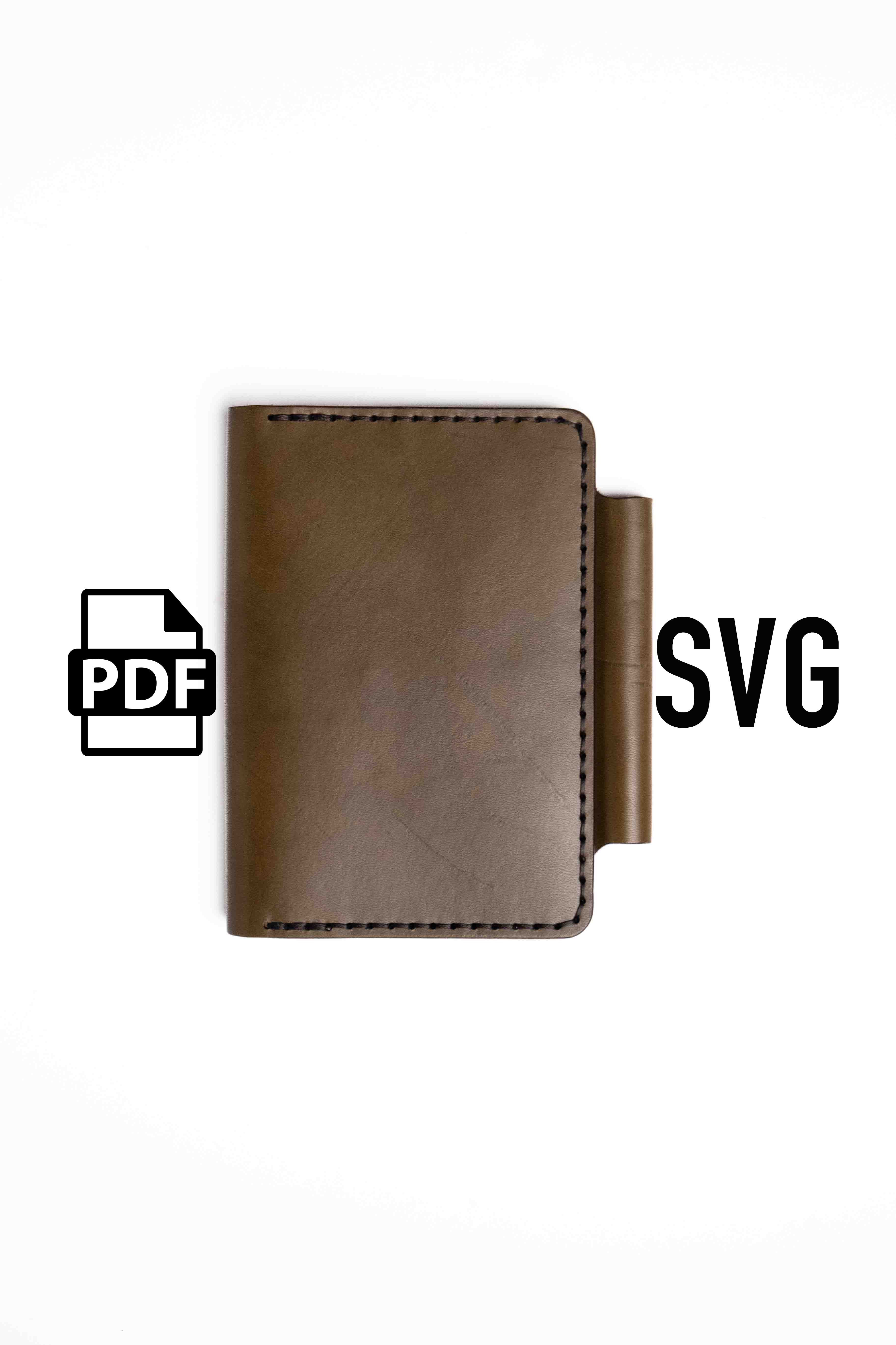 Field Notes Journal Wallet W/ Pen Loop | PDF/SVG Template