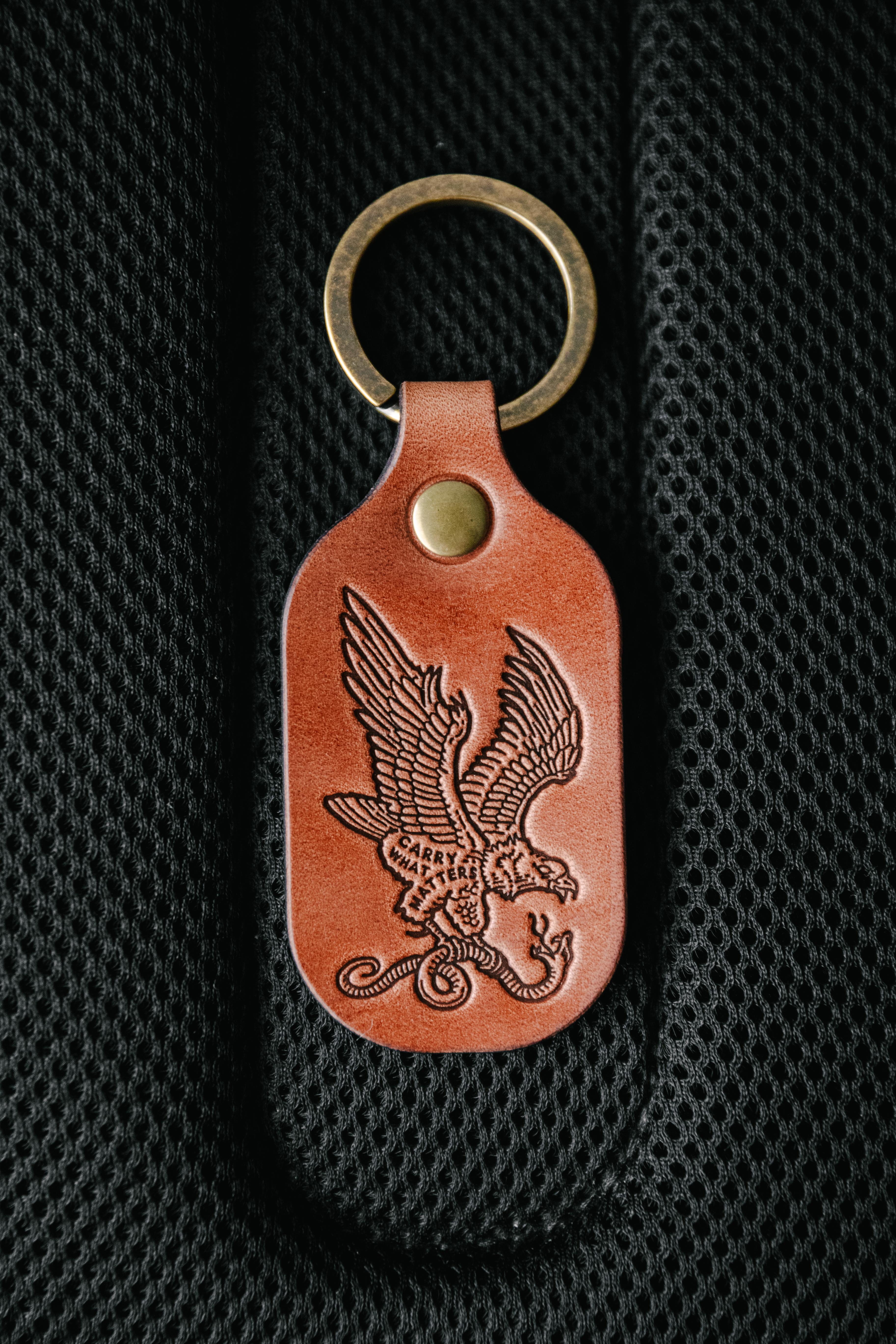 Carry What Matters Eagle Keychain