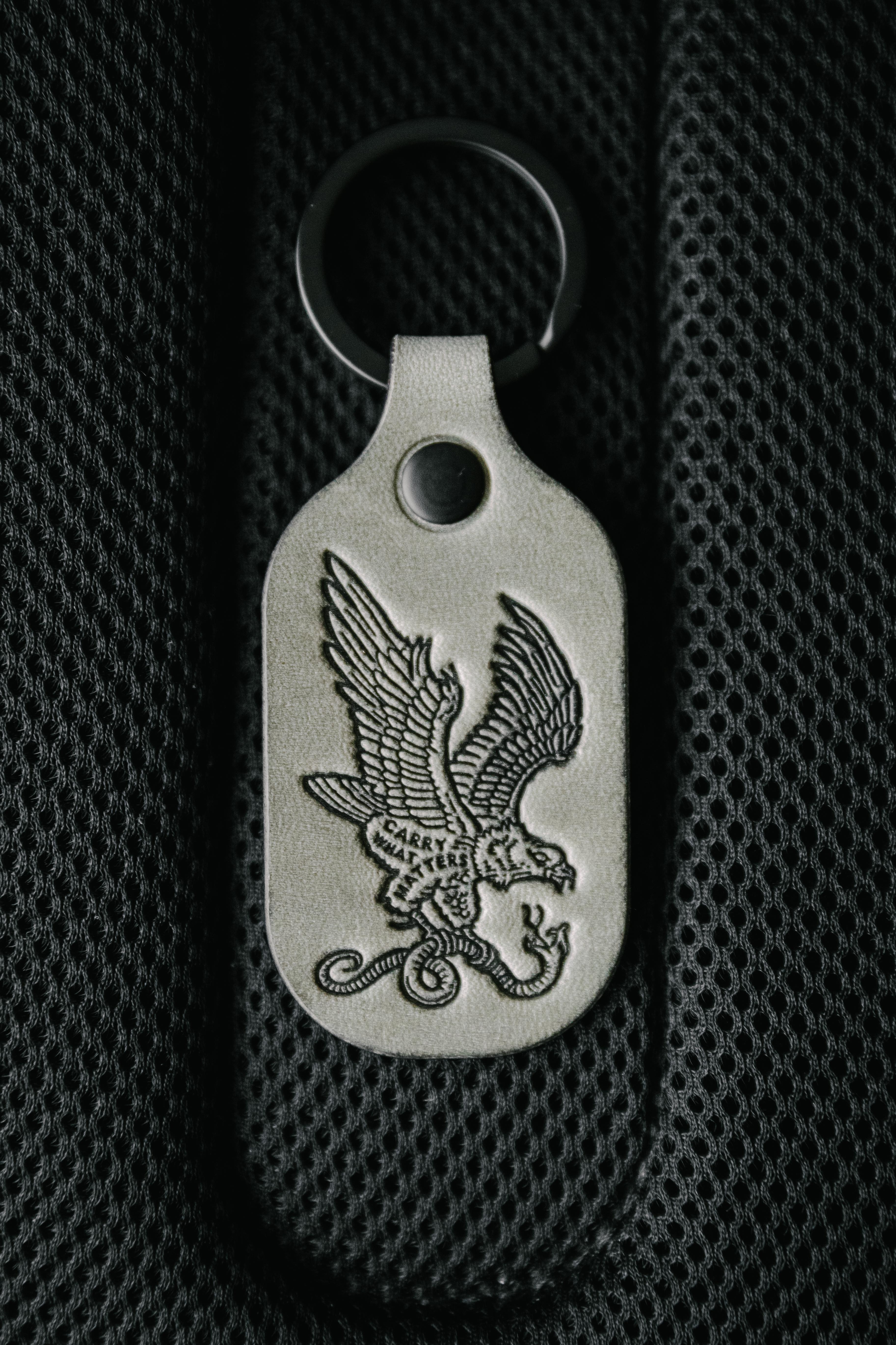 Carry What Matters Eagle Keychain