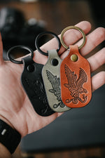 Load image into Gallery viewer, Carry What Matters Eagle Keychain
