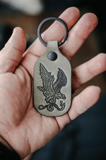 Load image into Gallery viewer, Carry What Matters Eagle Keychain
