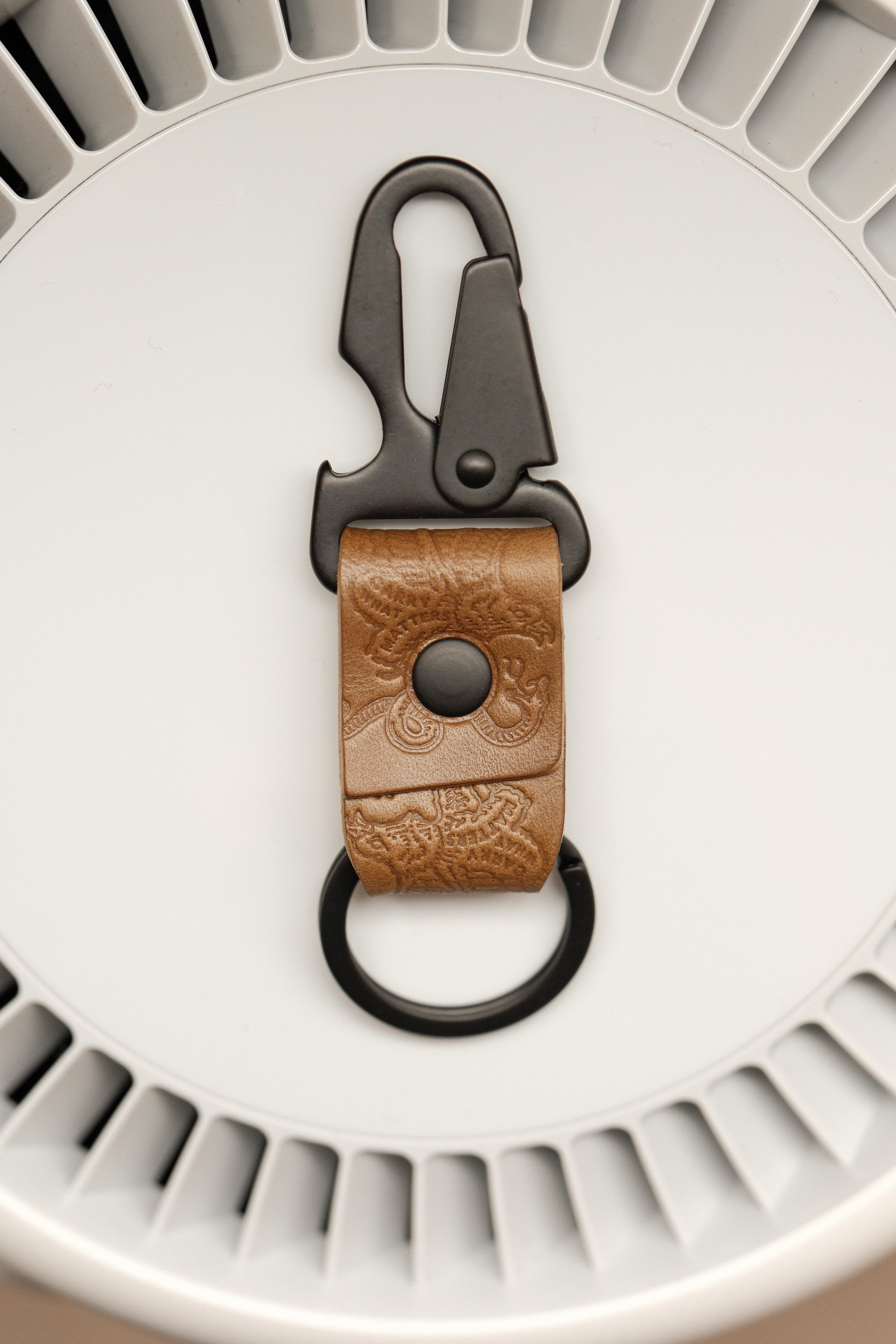 EDC Bottle Opener Lever Snap Keychain