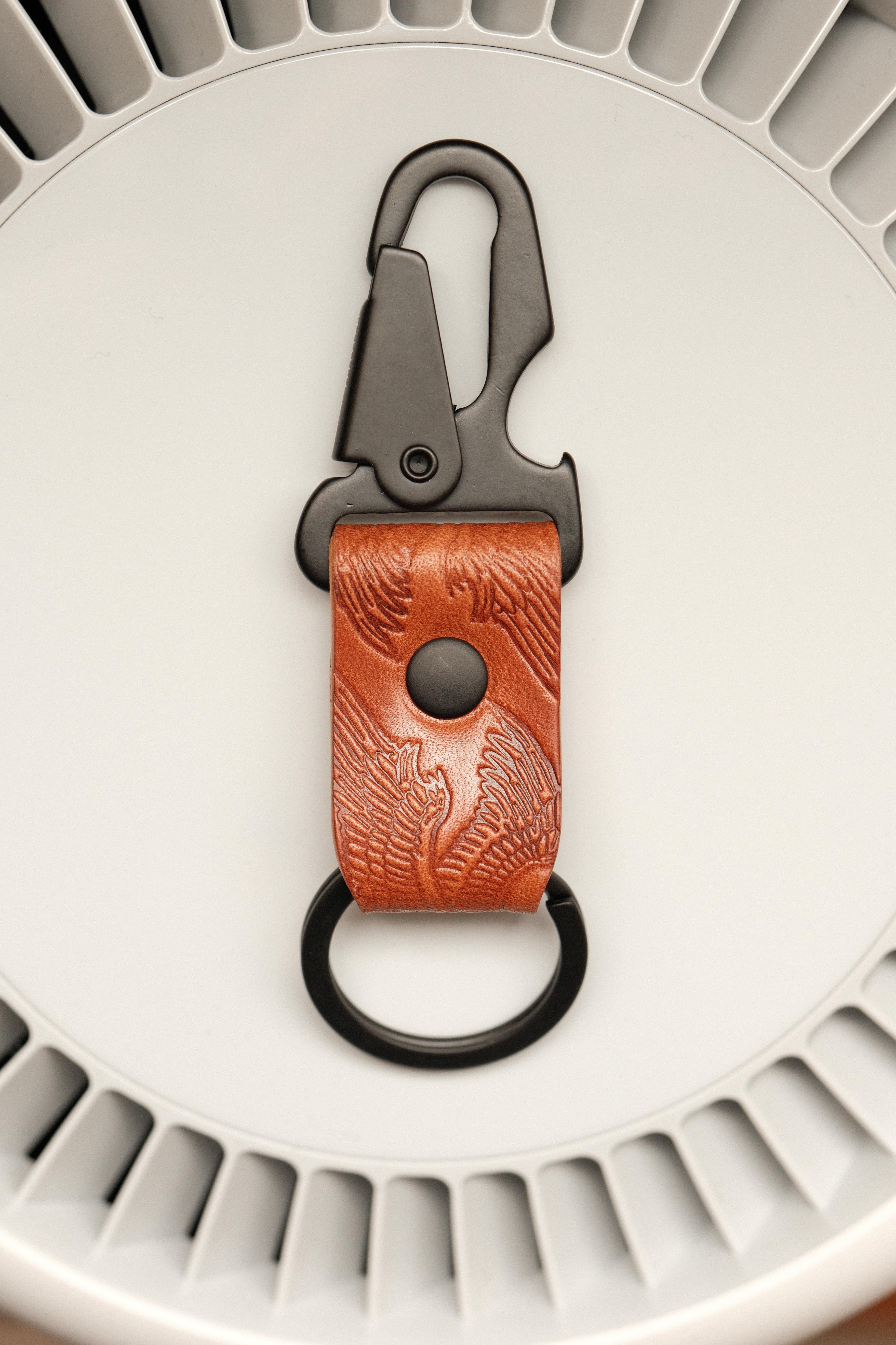 EDC Bottle Opener Lever Snap Keychain