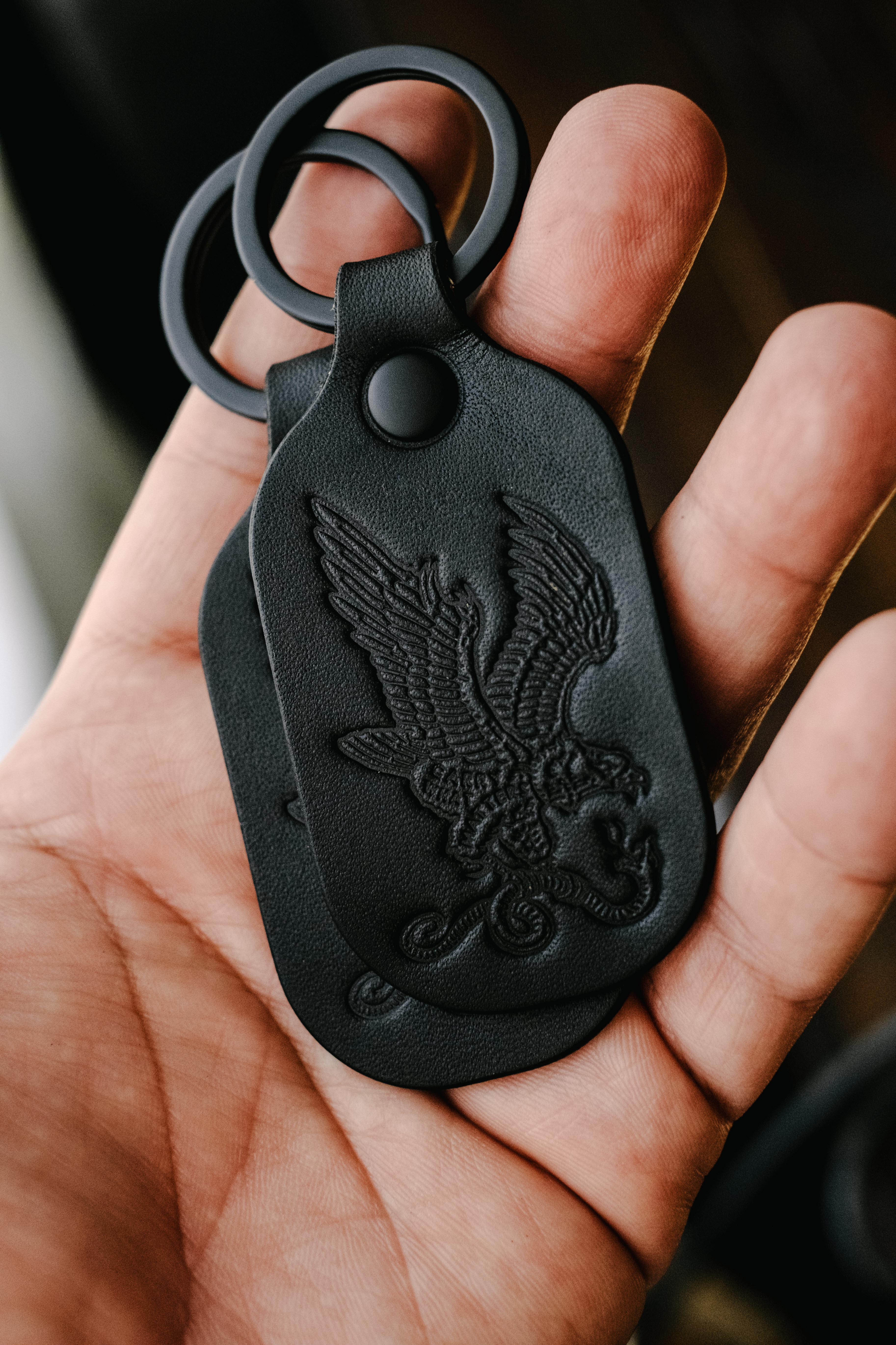 Carry What Matters Eagle Keychain