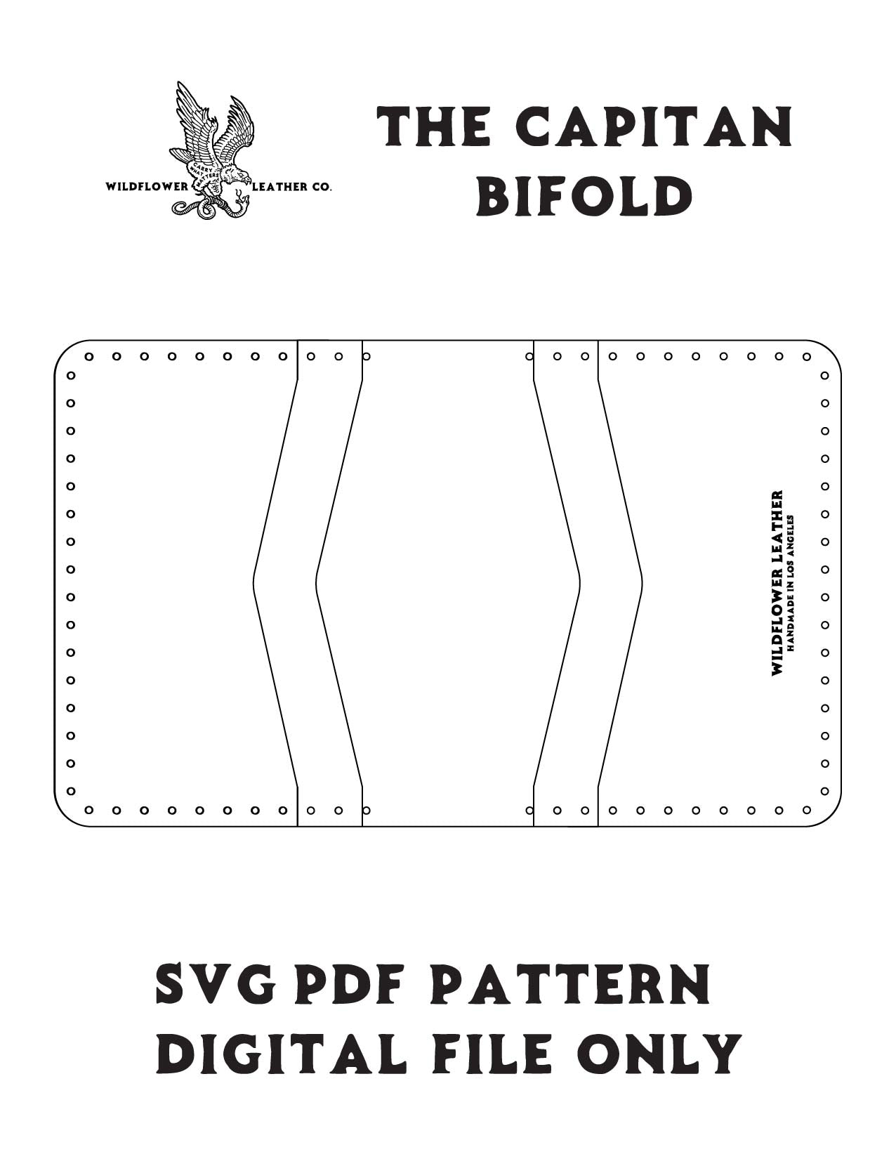 Making The Capitan Bifold Wallet | PDF/SVG Template