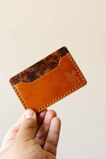 Load image into Gallery viewer, The Mojave Card Only Marbled Brown + Whiskey ROCADO Shell Cordovan
