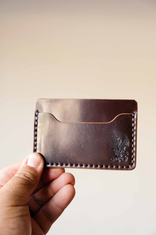 The Mojave Card Only - Brown ROCADO Shell Cordovan