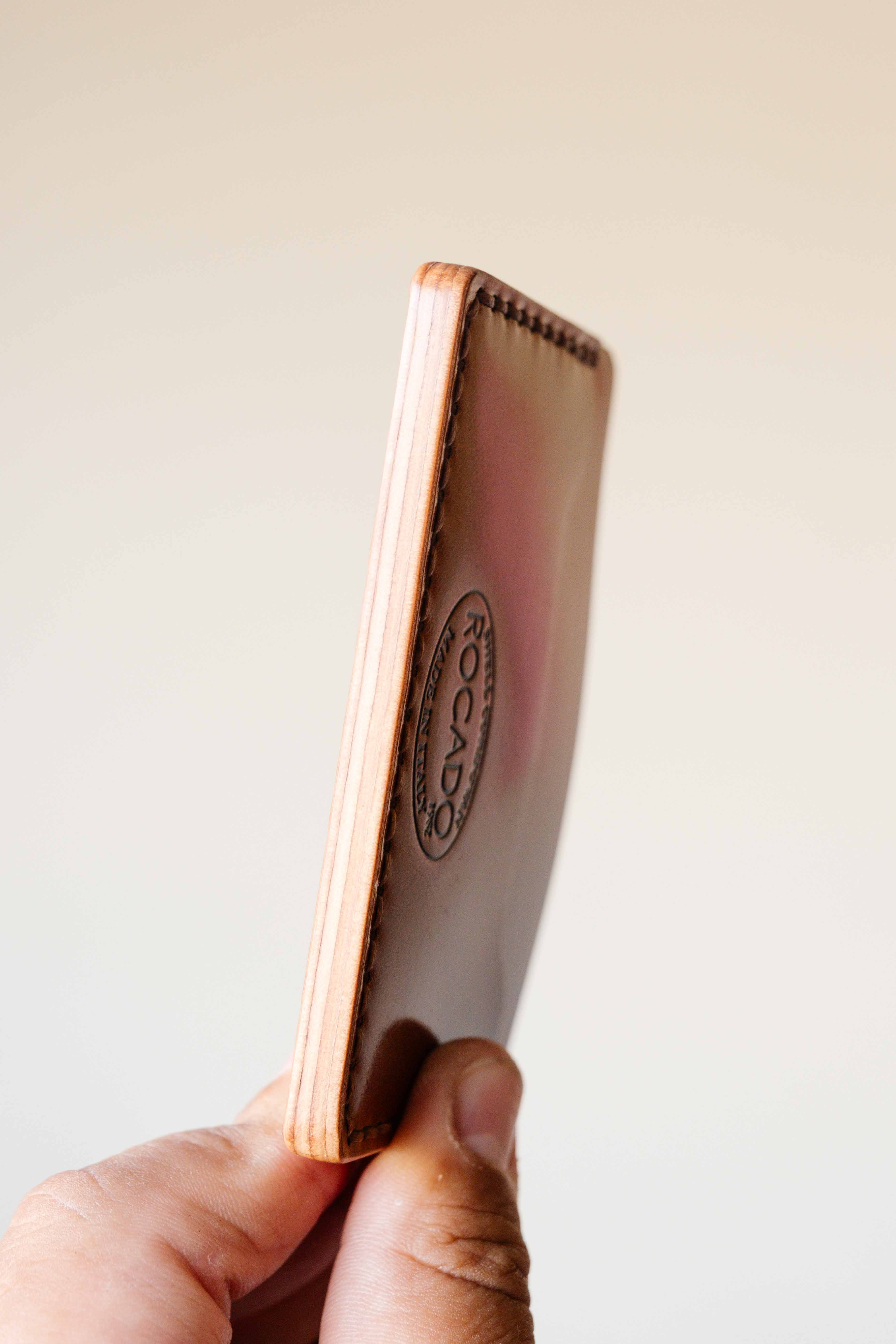 The Mojave Card Only - Whiskey ROCADO Shell Cordovan