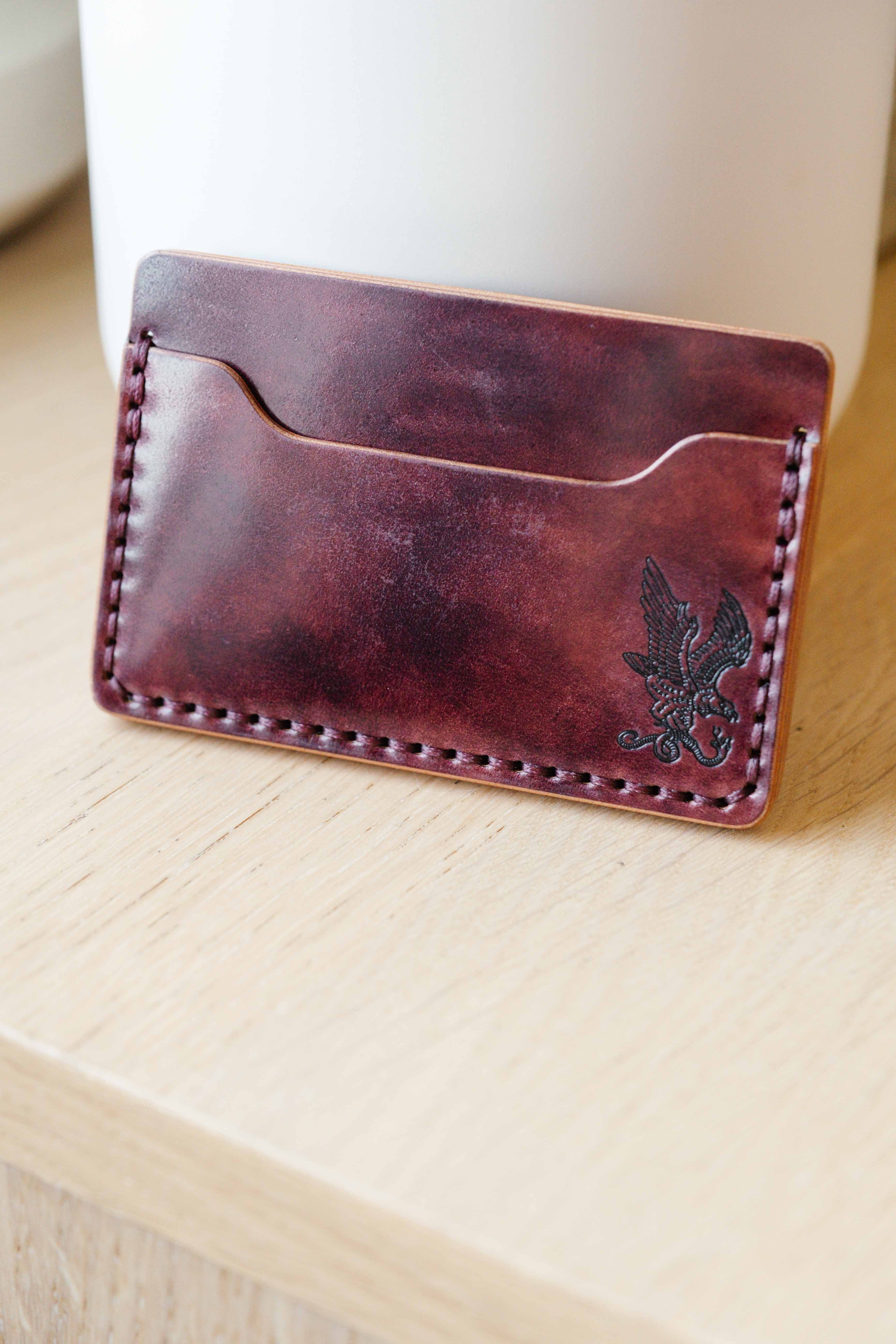The Mojave Card Only - Burgundy Musuem ROCADO Shell Cordovan
