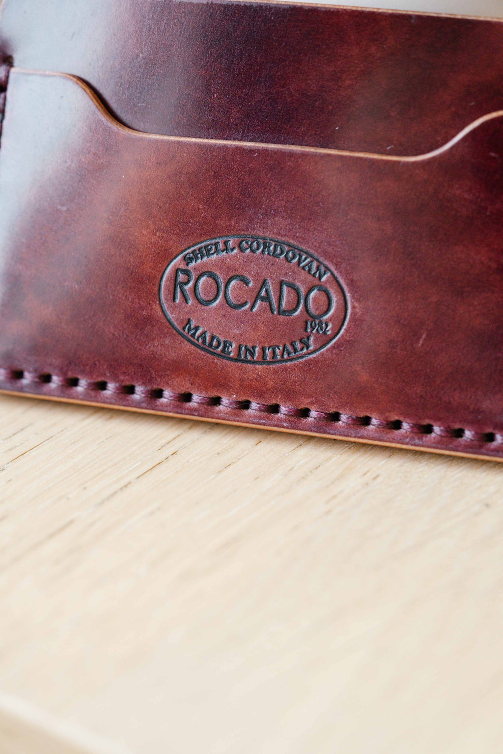 The Mojave Card Only - Burgundy Musuem ROCADO Shell Cordovan