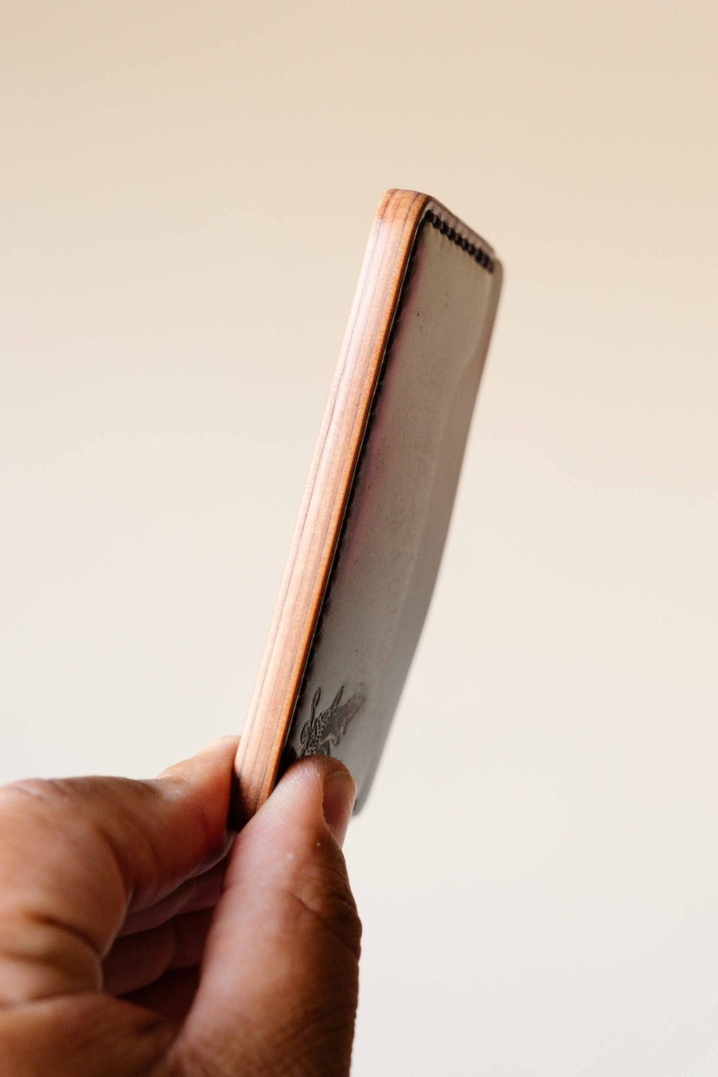 The Mojave Card Only - Brown ROCADO Shell Cordovan