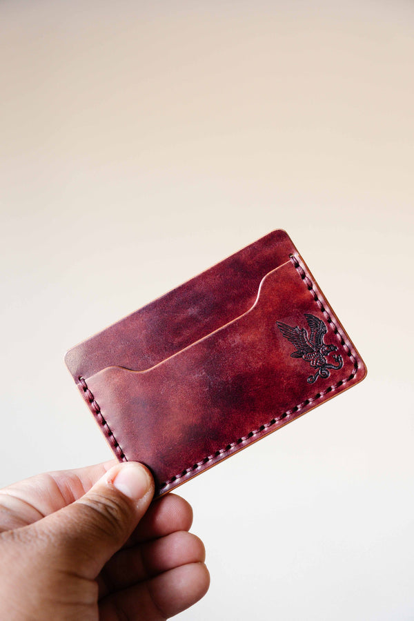 The Mojave Card Only - Burgundy Musuem ROCADO Shell Cordovan