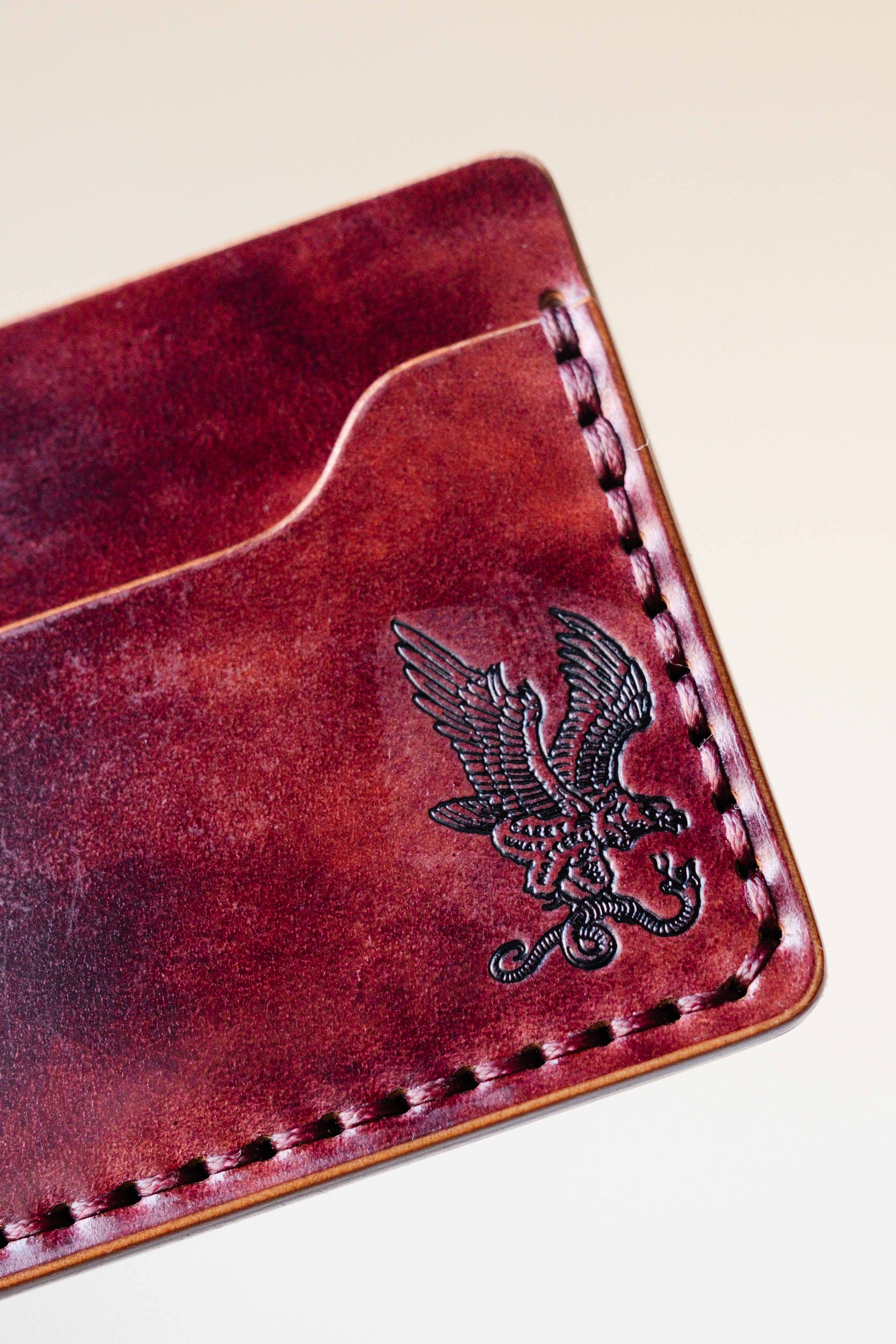 The Mojave Card Only - Burgundy Musuem ROCADO Shell Cordovan