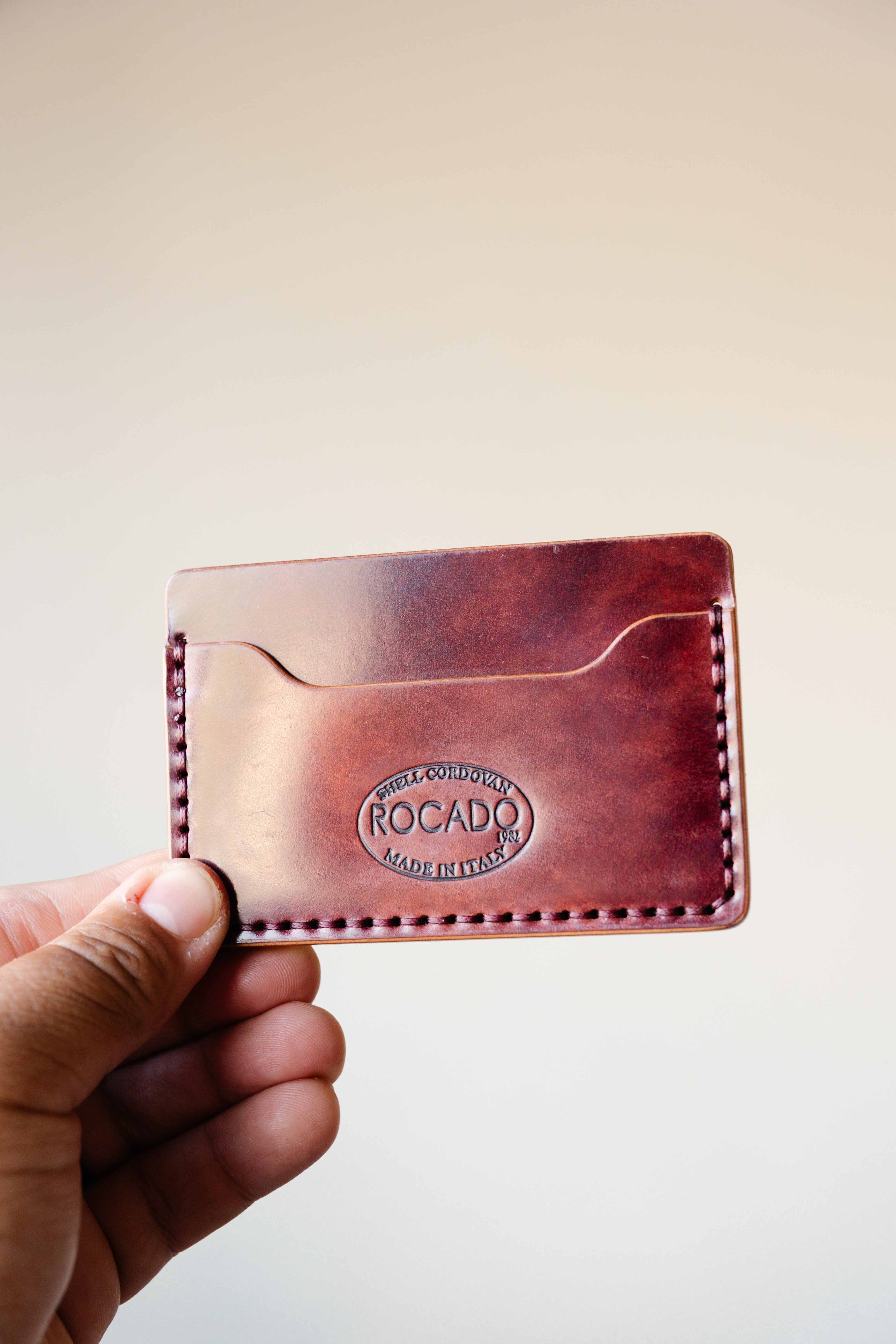 The Mojave Card Only - Burgundy Musuem ROCADO Shell Cordovan