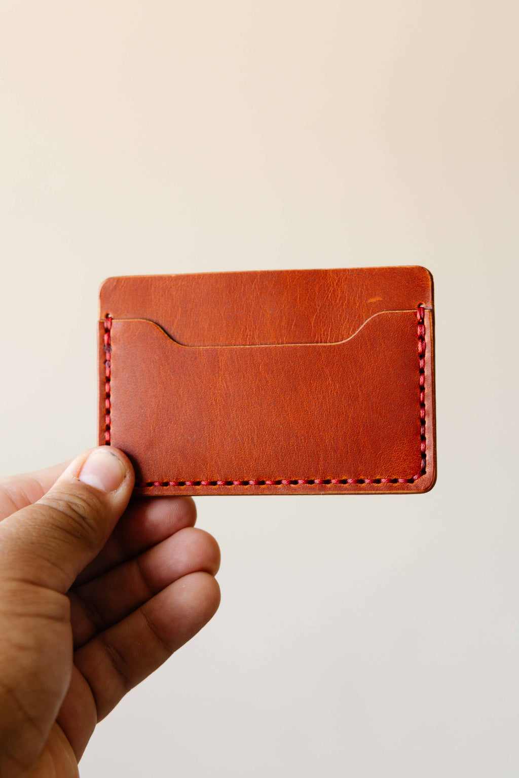 The Mojave Card Only Horween Dublin - Tan