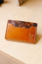Load image into Gallery viewer, The Mojave Card Only Marbled Brown + Whiskey ROCADO Shell Cordovan

