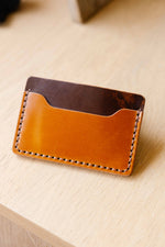 Load image into Gallery viewer, The Mojave Card Only Marbled Brown + Whiskey ROCADO Shell Cordovan
