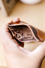 Load image into Gallery viewer, The Mojave Card Only Marbled Brown + Whiskey ROCADO Shell Cordovan

