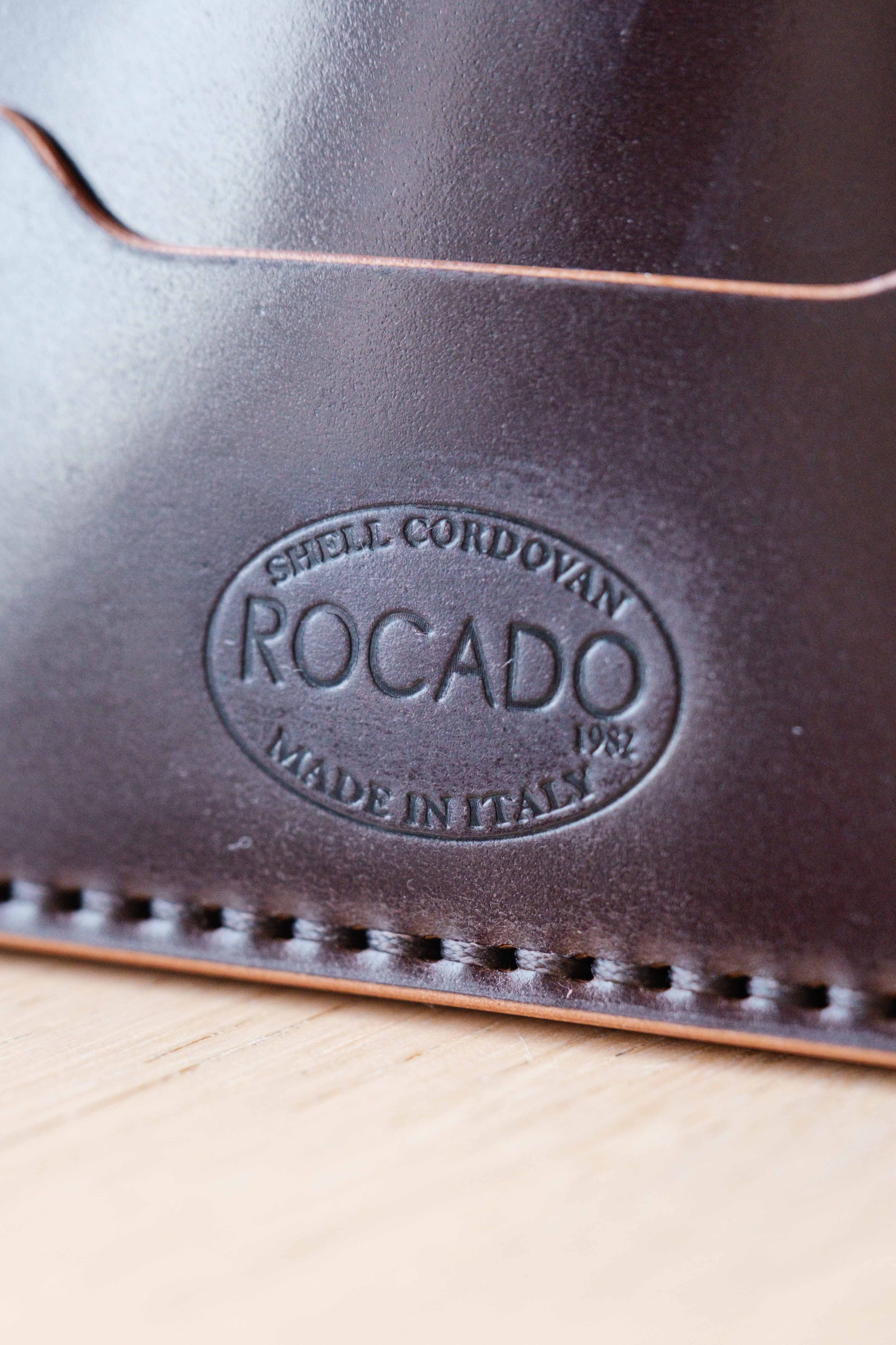 The Mojave Card Only - Brown ROCADO Shell Cordovan