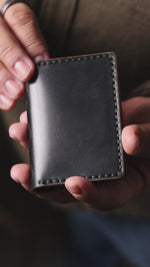 Load and play video in Gallery viewer, One-Off El Mini Capitan in Black &amp; Natural Horween Shell Cordovan
