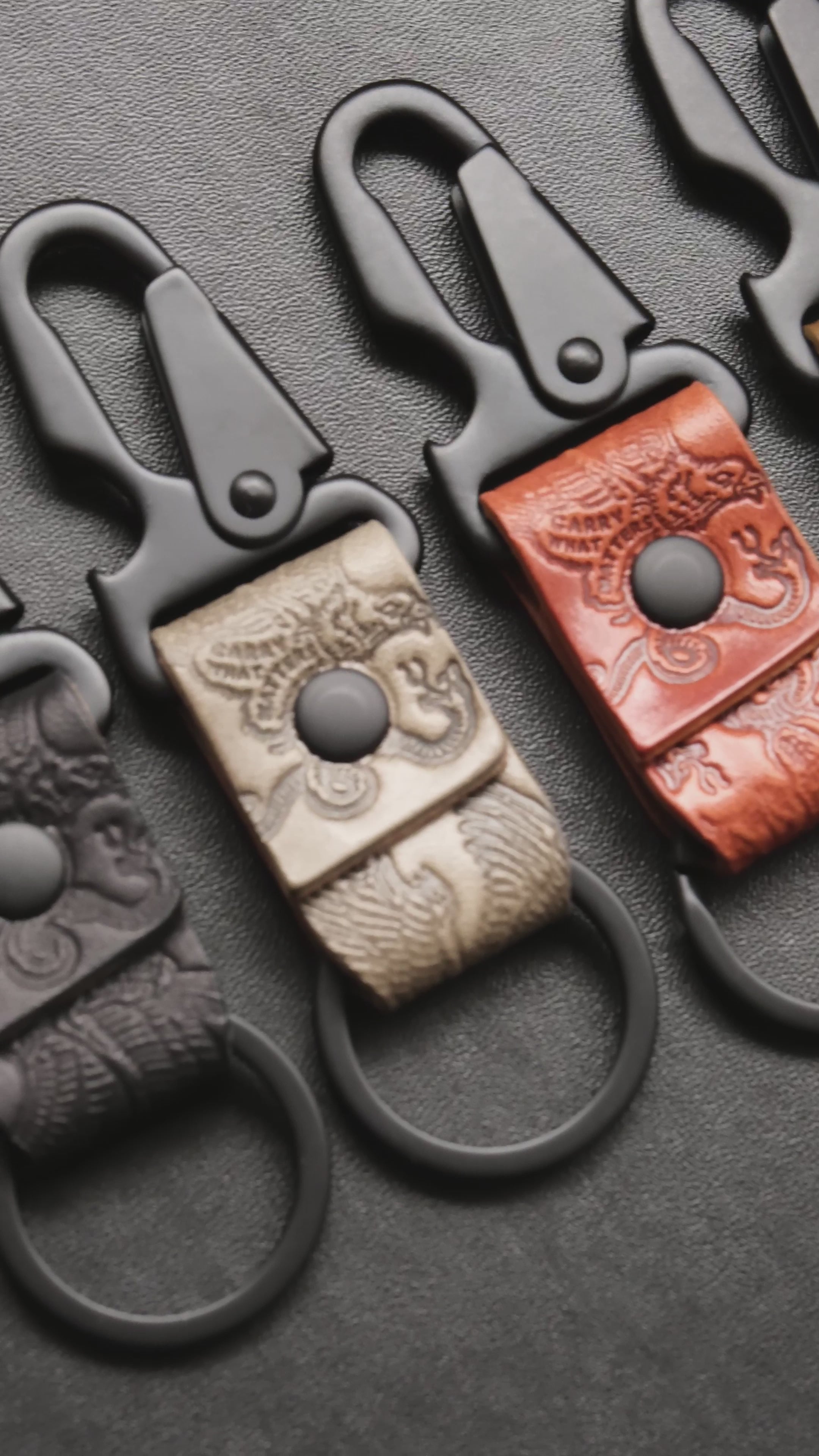 EDC Bottle Opener Lever Snap Keychain