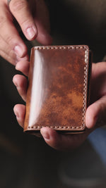 Load and play video in Gallery viewer, One off El Capitan Slim Marbled Walnut ROCADO Shell Cordovan
