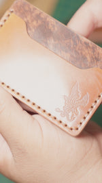 Load and play video in Gallery viewer, The Mojave Card Only Marbled Brown + Whiskey ROCADO Shell Cordovan
