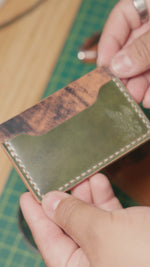 Load and play video in Gallery viewer, The Mojave Card Only Multi-Color ROCADO Shell Cordovan
